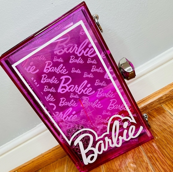 NWT Pink Classic Barbie Box Crossbody Bag - Picture 11 of 11